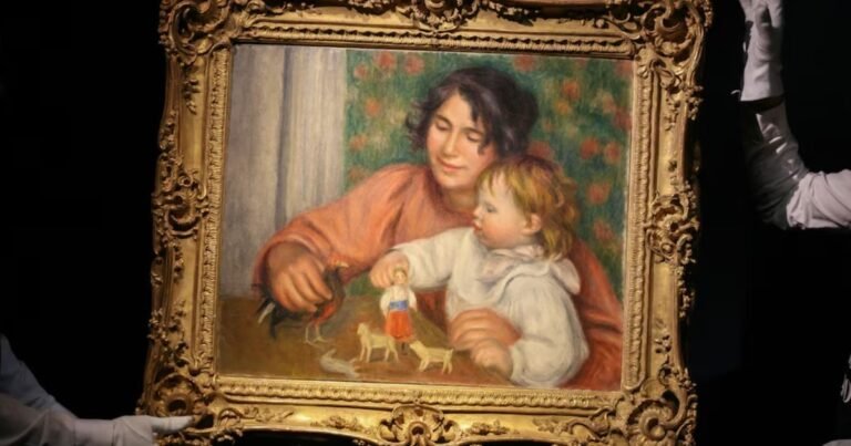 Subastan por precio récord un cuadro inédito de Pierre-Auguste Renoir y recuperan otro que había sido robado por los nazis