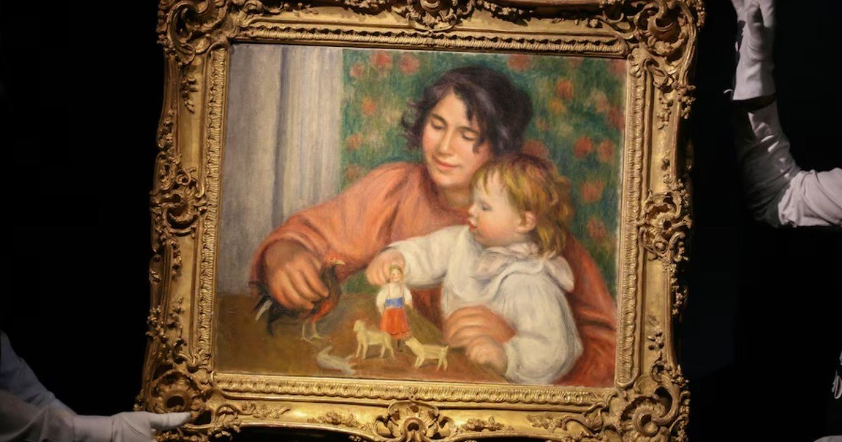Subastan por precio récord un cuadro inédito de Pierre-Auguste Renoir y recuperan otro que había sido robado por los nazis
