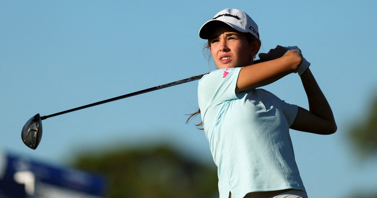 Kai, la nieta de Donald Trump, no pudo con los nervios e hizo agua en su primer torneo como golfista profesional