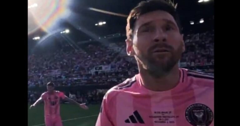 "No foul": la protesta de Lionel Messi en primera persona durante la final de la MLS donde sacó al Inter Miami campeón
