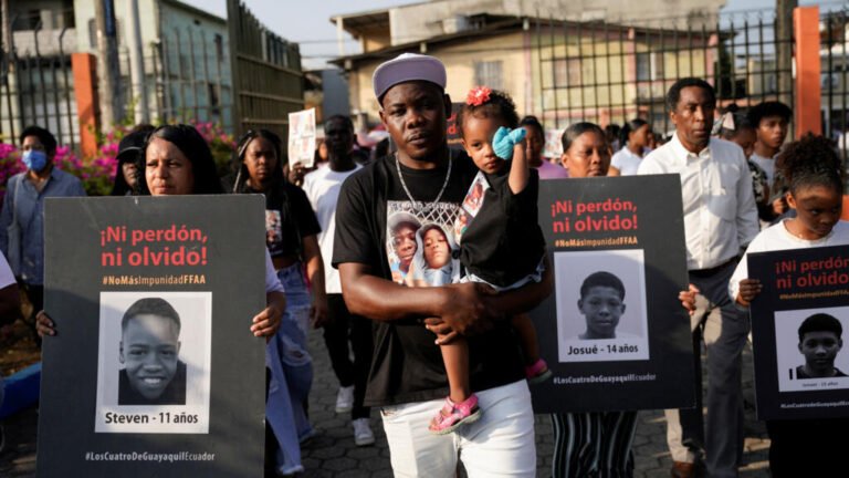 Ecuador: condenan a 11 militares a más de 34 años de prisión por desaparición forzada de cuatro niños en Guayaquil