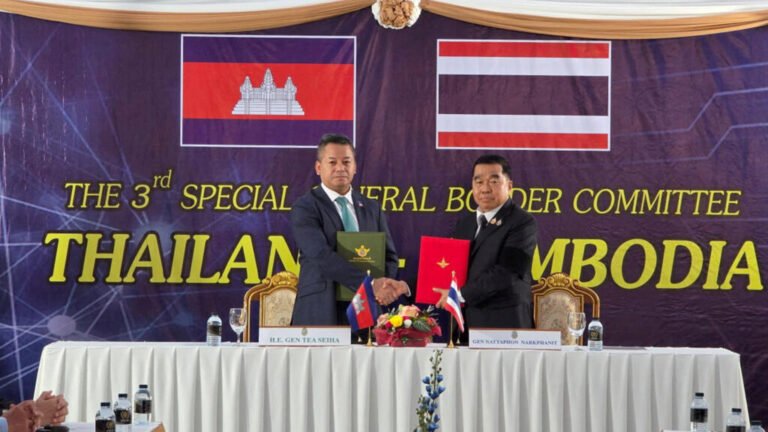 Tailandia y Camboya firman acuerdo de alto el fuego tras semanas de letales enfrentamientos fronterizos