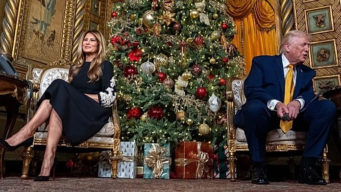 Trump advierte contra el 'Papá Noel malo' y defiende el carbón en una llamada navideña con niños