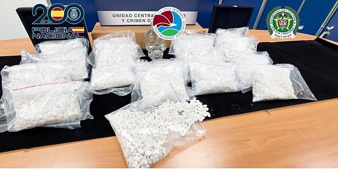 España desarticula una red que introducía heroína desde Colombia en forma de pastillas