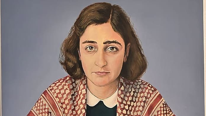 Ana Frank usa kufiya: denuncian a un Museo de Potsdam por una reivindicación artística propalestina