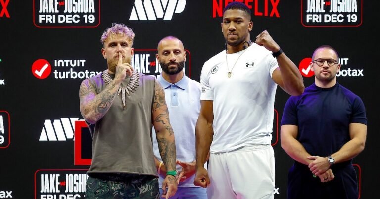 ¿A qué hora pelea Jake Paul vs Anthony Joshua HOY 19 de diciembre? Los horarios por país en Netflix, cartelera completa y lo que debes saber