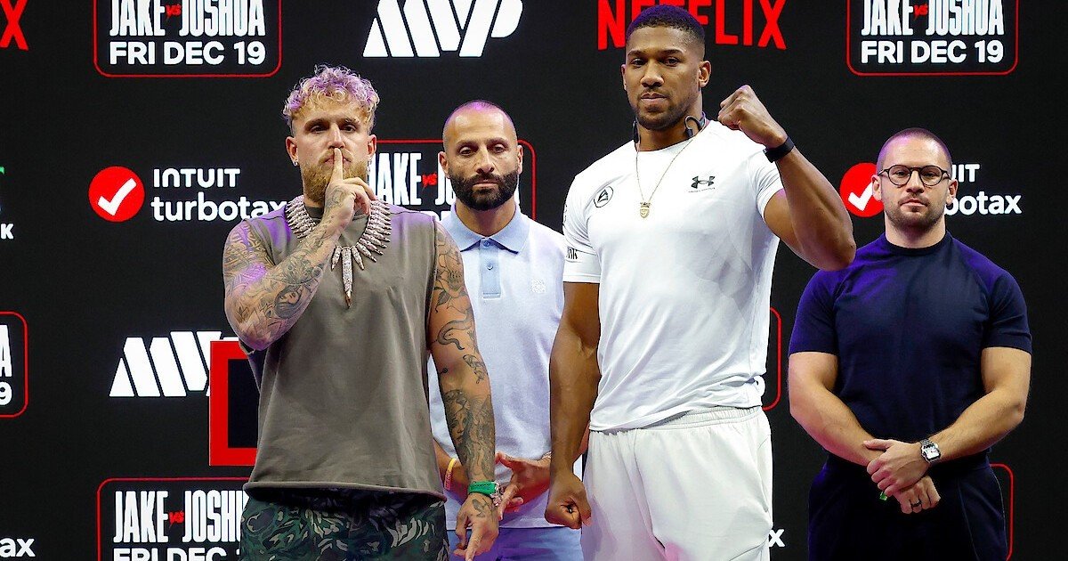 ¿A qué hora pelea Jake Paul vs Anthony Joshua HOY 19 de diciembre? Los horarios por país en Netflix, cartelera completa y lo que debes saber