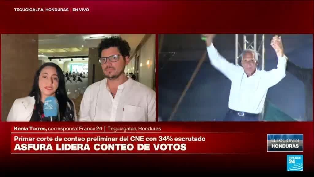 Informe desde Tegucigalpa: Nasry Asfura lidera el conteo preliminar de las presidenciales