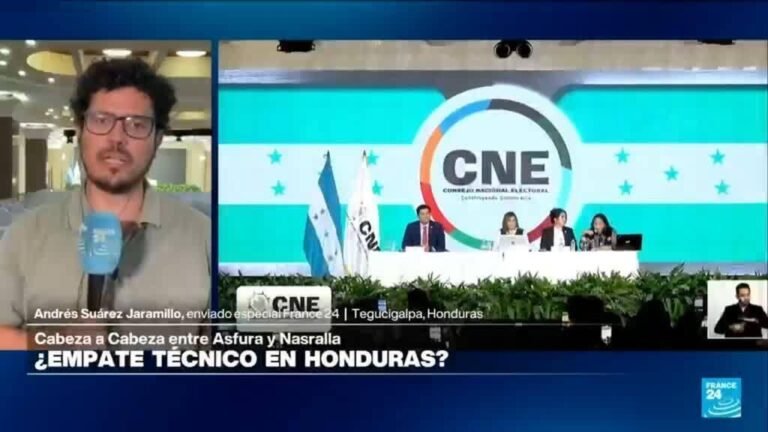 Informe desde Tegucigalpa: CNE anuncia posible empate técnico en presidenciales