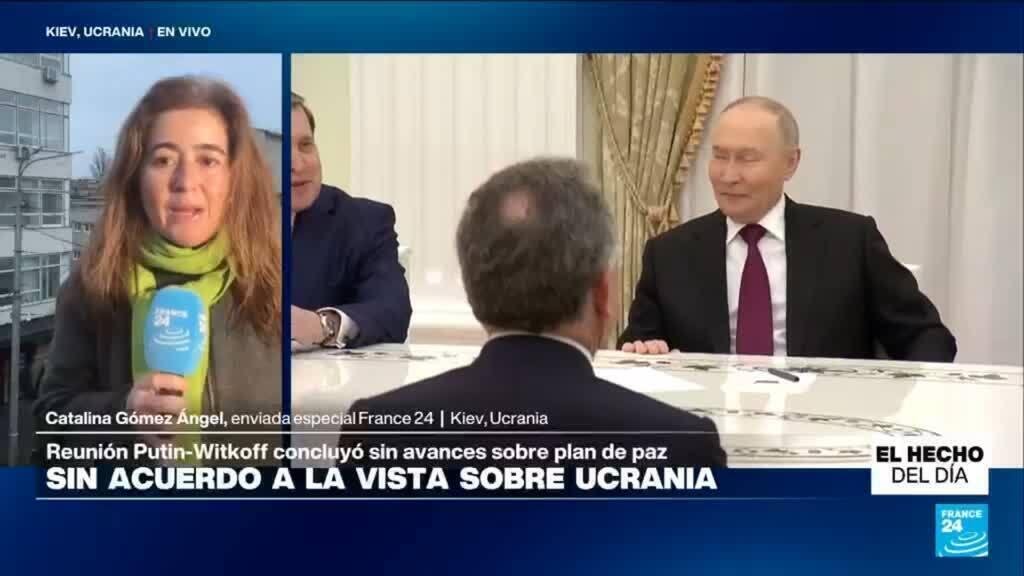 Reunión entre Putin y enviados de EE. UU. concluye sin avances sobre el plan de paz para Ucrania