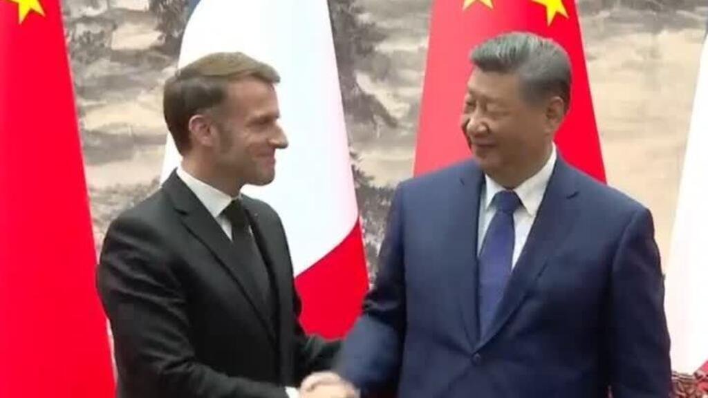 Macron en China: Francia pide a Xi Jinping presionar a Rusia para frenar la guerra en Ucrania