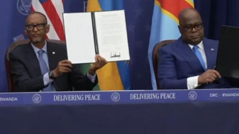 Ruanda y RD Congo firman acuerdo de paz que pondría fin a años de conflicto