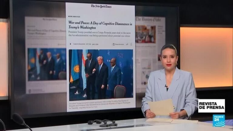 "Guerra y paz: un día de disonancia cognitiva en el Washington de Trump": 'NYT'