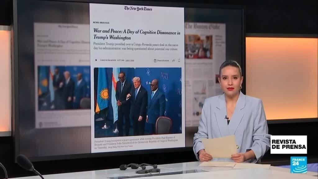 "Guerra y paz: un día de disonancia cognitiva en el Washington de Trump": 'NYT'