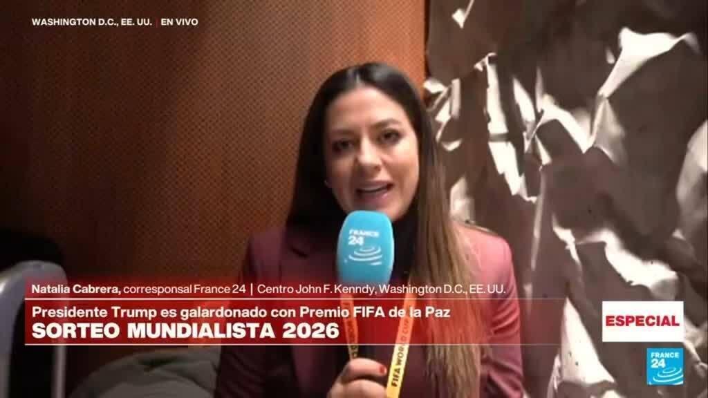 Informe desde Washington: Infantino entrega primer Premio de la Paz de la FIFA a Trump