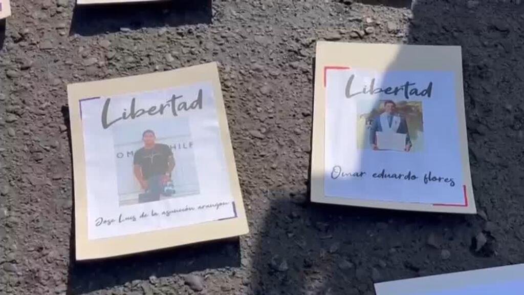 Colombianos protestan contra el Gobierno de Venezuela por familiares detenidos