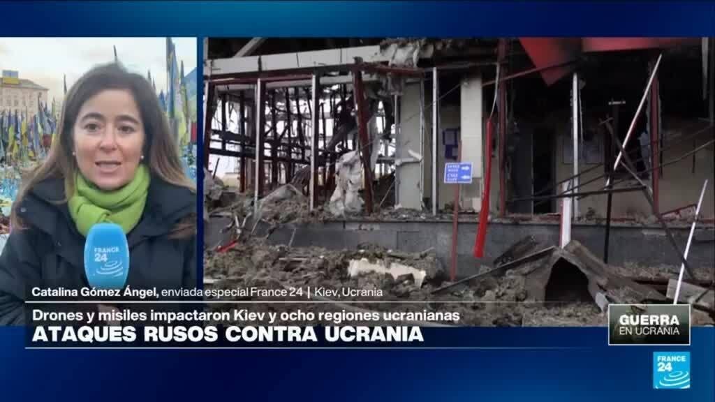 Informe desde Kiev: Rusia lanza drones y misiles contra Ucrania y afecta infraestructura energética