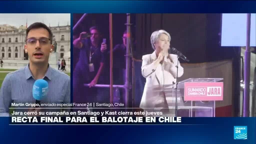 Informe desde Santiago: Jara y Kast hacen cierre de campaña antes de la segunda vuelta en Chile