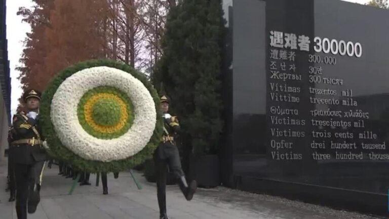 China rinde homenaje a las víctimas por la masacre de Nanjing
