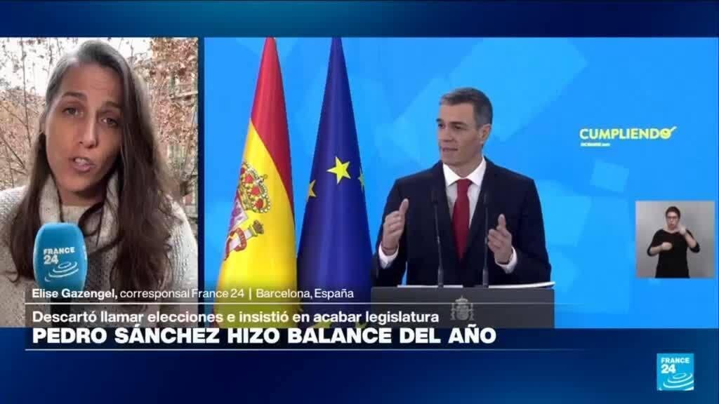 Informe desde Barcelona: Pedro Sánchez hace balance del 2025 y se mantiene en su cargo