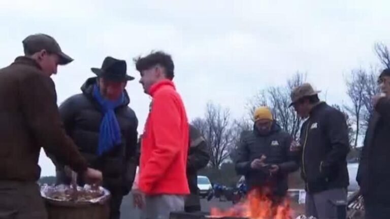 Agricultores protestan en autopistas de Francia en plena Navidad por gestión de la dermatosis bovina