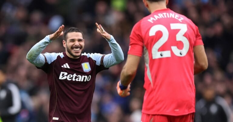Con una gran actuación de Dibu Martínez y un gol agónico de Buendía, el Aston Villa venció al Arsenal y arde la punta de la Premier League