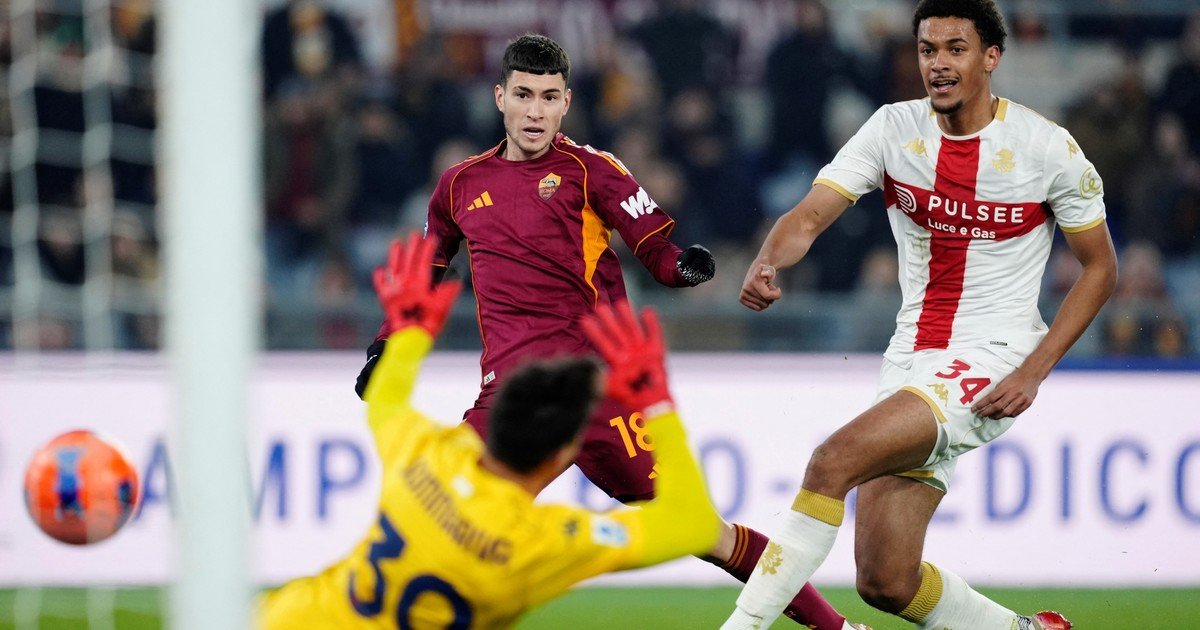 La Roma aplastó al Génova con otra gran actuación de Soulé que pide pista en la Selección