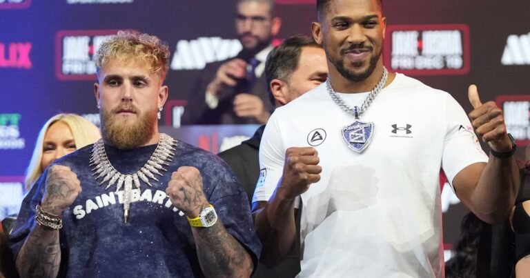 Anthony Joshua vs. Jake Paul: la pelea de Netflix que promete show y millones pero puede terminar mal