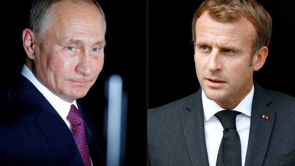 El Elíseo califica de "bienvenida" la disposición de Putin a dialogar con Macron