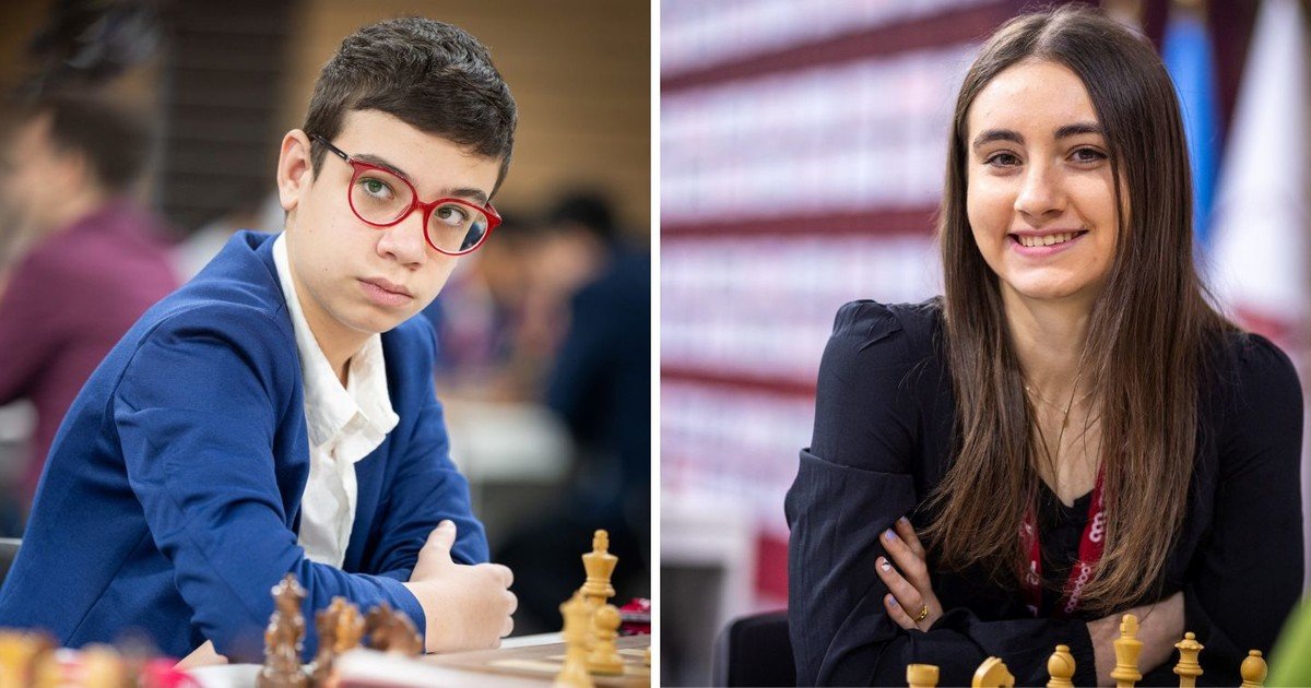 Faustino Oro y Candela Francisco le dieron un cierre de año de lujo al ajedrez argentino: jugaron de igual a igual ante la elite en el Mundial blitz