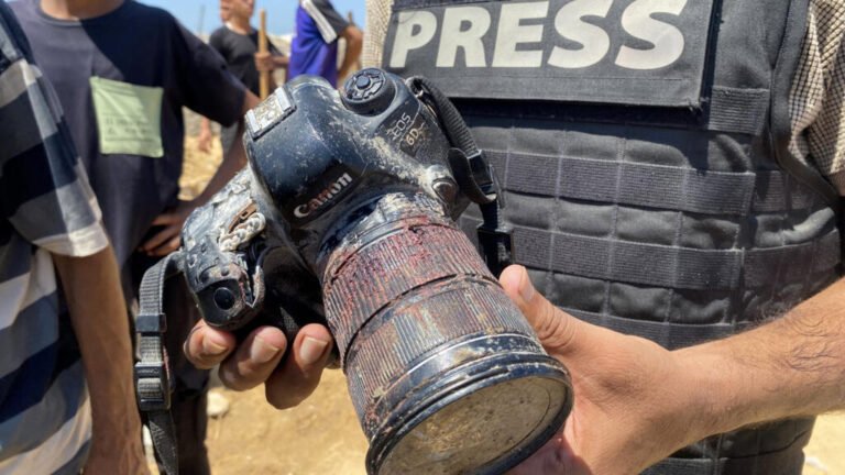 En un año, 67 periodistas asesinados, casi la mitad en Gaza, según el balance 2025 de Reporteros Sin Fronteras