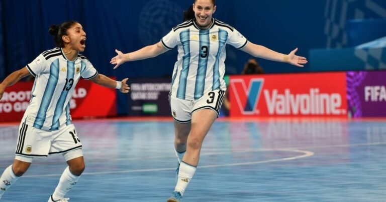 Argentina, a semifinales del Mundial femenino de futsal: la ráfaga de golazos para ganarle a Colombia y hacer historia en Filipinas