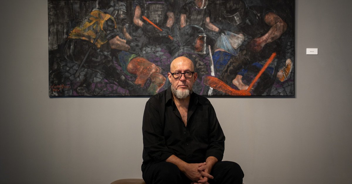 Arte y raíces: Julio Lavallén despliega las escenas que marcaron su vida entre el Paraná y Concordia