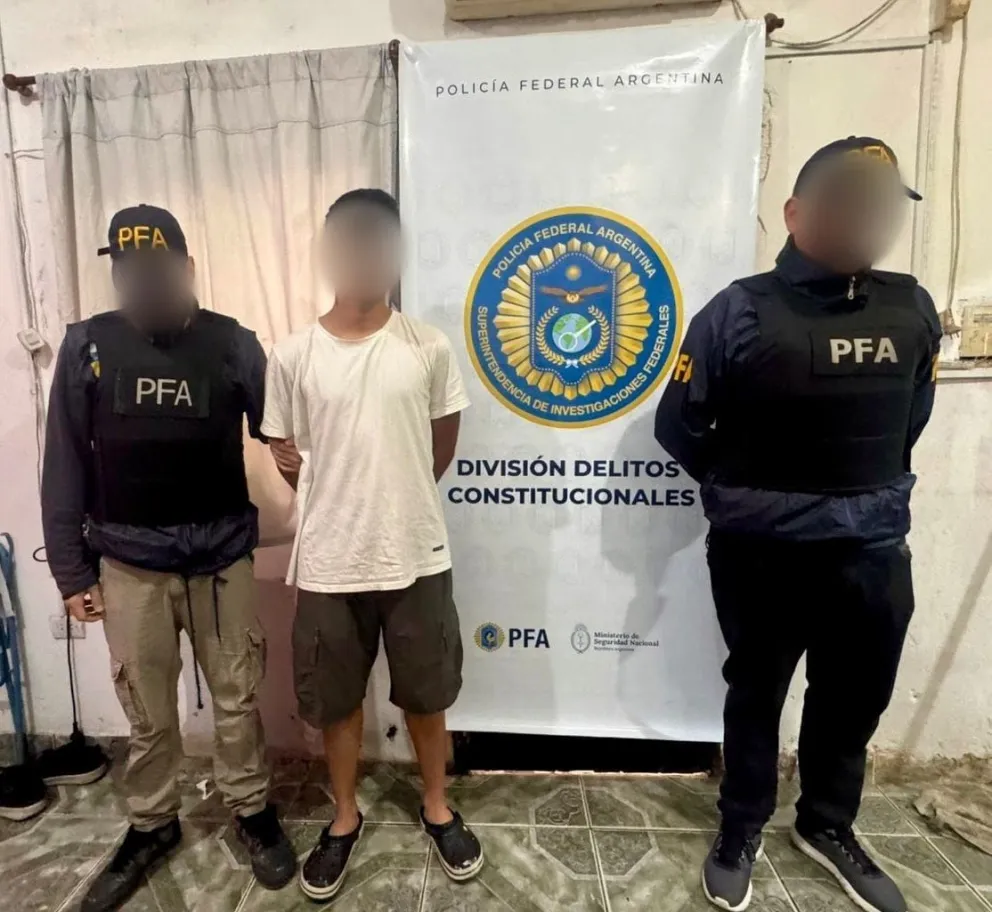 Detienen a un joven por amenazas a Milei en redes sociales