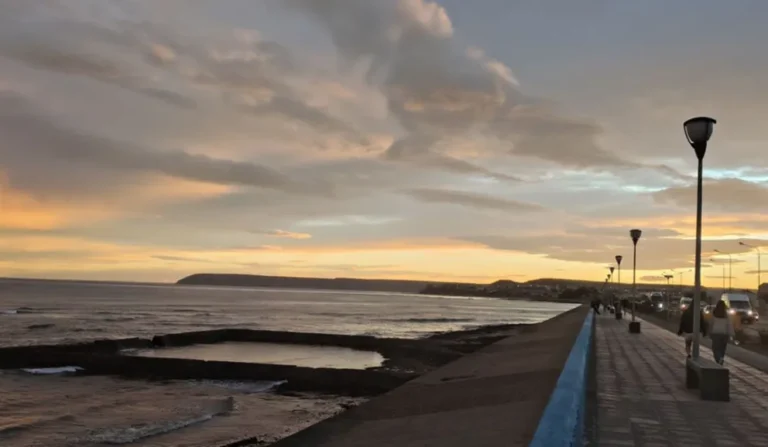 Domingo con vientos leves y una máxima de 24 grados para Comodoro Rivadavia y Rada Tilly