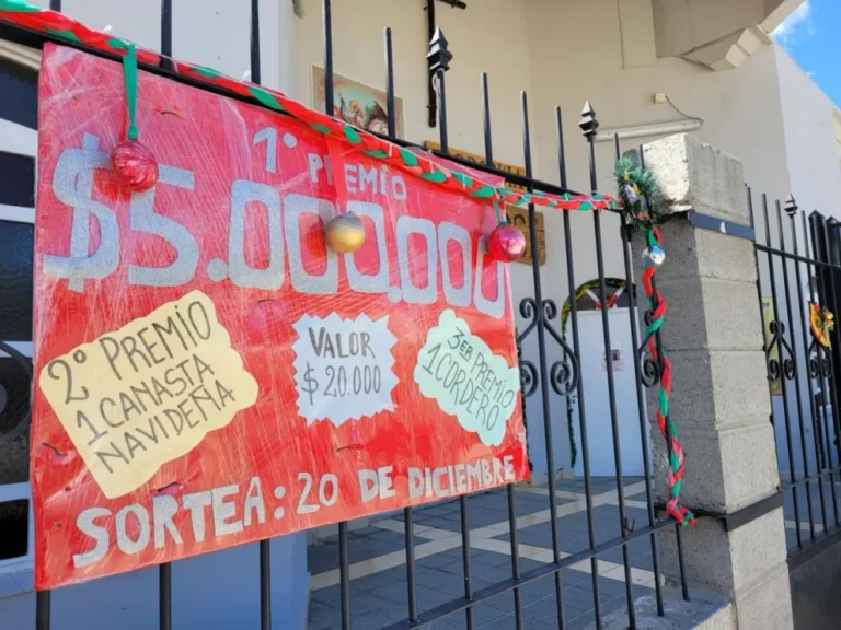 Sortean 5 millones de pesos para continuar la obra en la Parroquia San Jorge