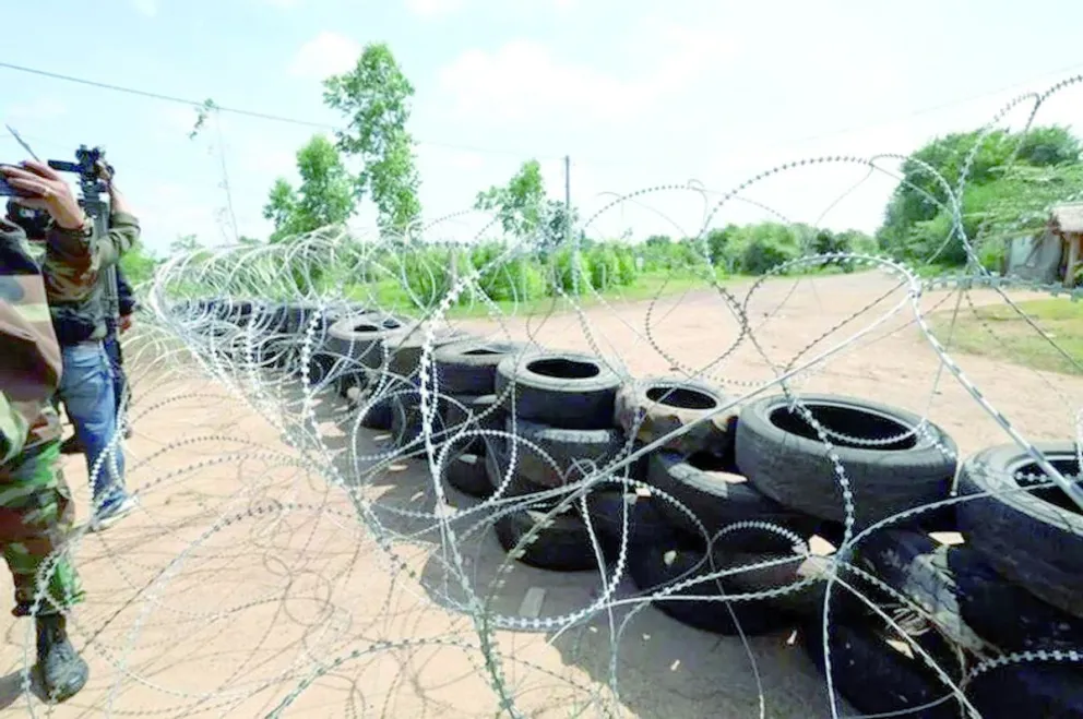 Combates en la frontera entre Camboya y Tailandia