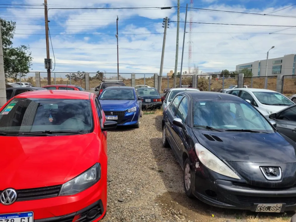 En 2025 secuestraron unos 60 vehículos en Comodoro