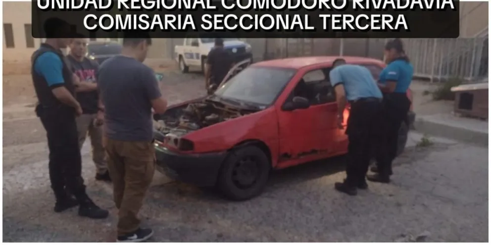 Secuestran Volkswagen Gol con motor robado en Comodoro Rivadavia