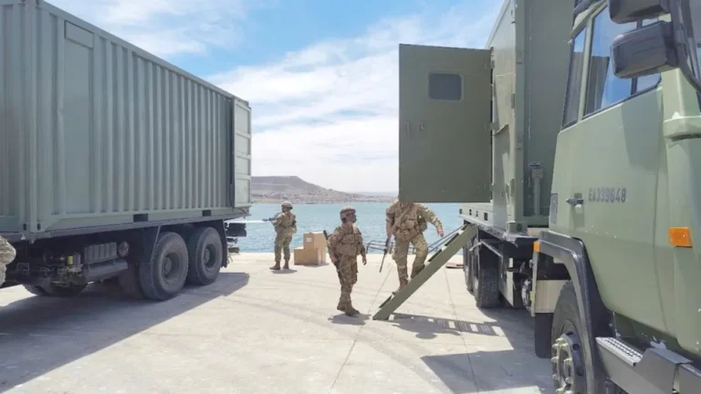 El Puerto de Comodoro y el Ejército Argentino evaluaron capacidad operativa para un futuro ejercicio militar