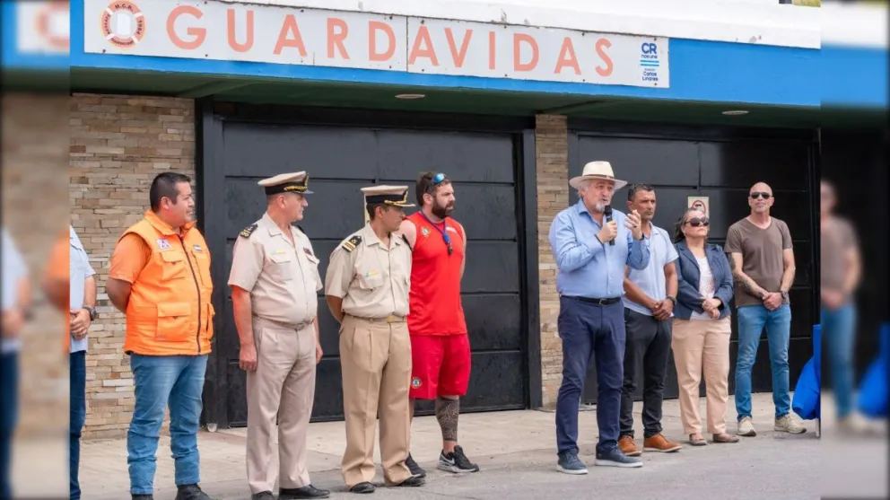 El intendente inauguró oficialmente la temporada del Servicio de Guardavidas en las playas de la ciudad