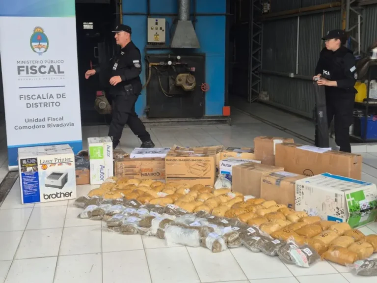 Incineraron unos 65 kilos de droga en Comodoro
