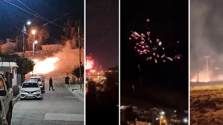 Fuego en navidad: los bomberos de Comodoro atendieron 30 emergencias por pirotecnia