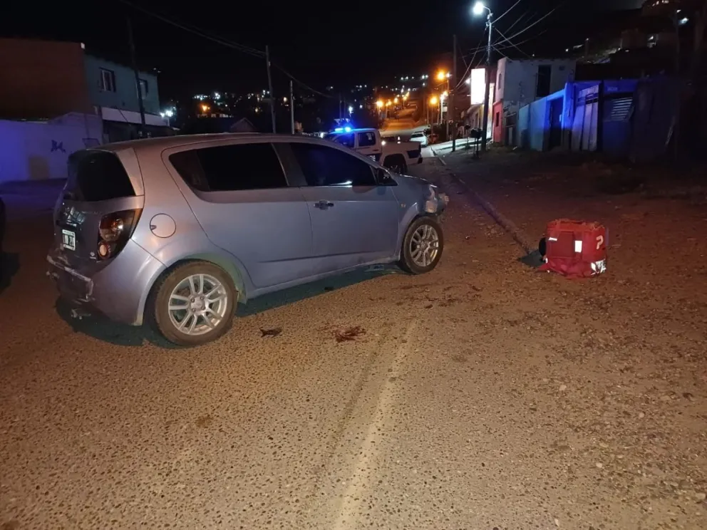 El motociclista embestido en barrio San Martín está internado en grave estado