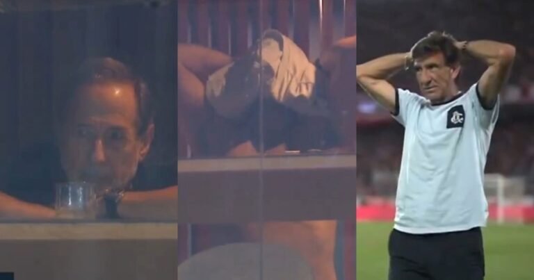 Racing y lo que no se vio de la dolorosa derrota ante Estudiantes: Francella sin reacción, Milito en cuero y el "es un pelotudo" de Costas