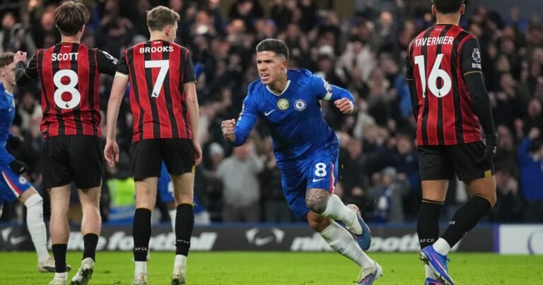 Enzo Fernández, amo del Chelsea en Stamford Bridge: conmovedor gesto con un niño y tremendo golazo contra Bournemouth