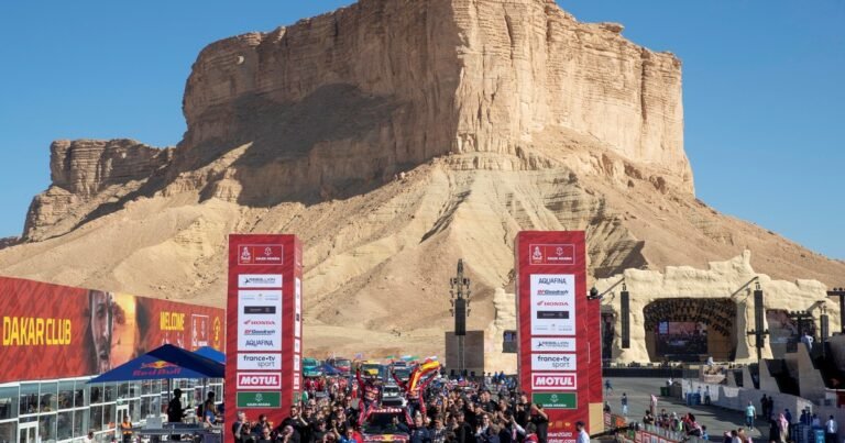 Dakar 2026: Qiddiya, la ciudad del futuro donde se correrá la Fórmula 1 y se hará el Mundial 2034