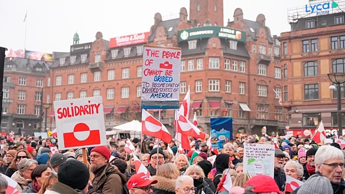 Protestas en Copenhague por Groenlandia ante la presión de Trump por el control estadounidense