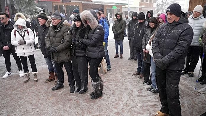 Minuto de silencio en Suiza por las víctimas del incendio de Crans-Montana