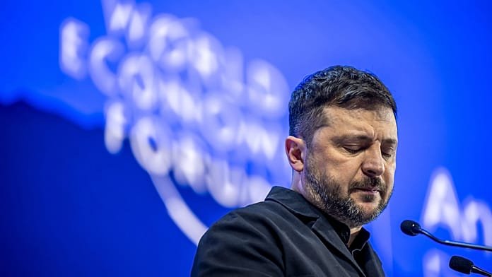 Zelenski arremete contra Europa en Davos por su falta de apoyo a Ucrania: "Parece perdida"